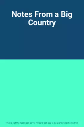Couverture du produit · Notes From a Big Country