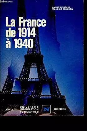 Couverture du produit · La France de 1914 a 1940