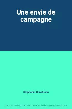 Couverture du produit · Une envie de campagne