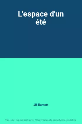 Couverture du produit · L'espace d'un été
