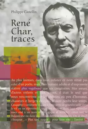 Couverture du produit · René Char, traces