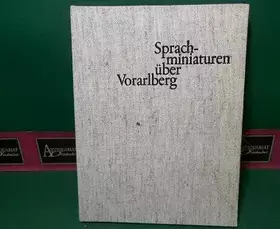 Couverture du produit · Sprachminiaturen über Vorarlberg