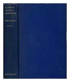 Couverture du produit · Egypt Since Cromer Volume I