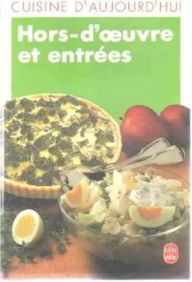 Couverture du produit · Hors d'oeuvre et entrees