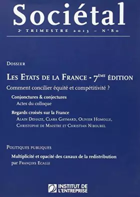 Couverture du produit · Societal N80 Deuxième Trimestre 2013
