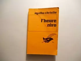 Couverture du produit · L'heure zéro.