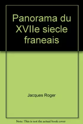 Couverture du produit · Relié - Panorama du xviie siècle français