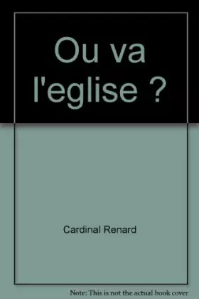Couverture du produit · Broché - Où va l église ?