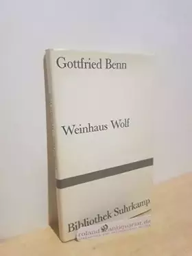 Couverture du produit · Weinhaus Wolf und andere Prosa