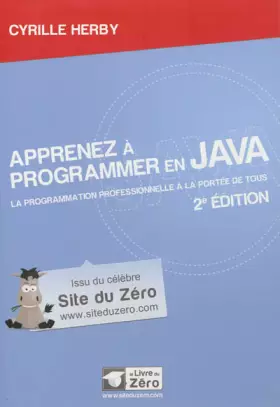 Couverture du produit · Apprenez à programmer en Java - 2e édition