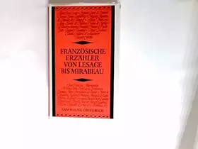 Couverture du produit · Französische Erzähler von Lesage bis Mirabeau.