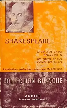 Couverture du produit · LA TRAGEDIE DU ROI RICHARD II