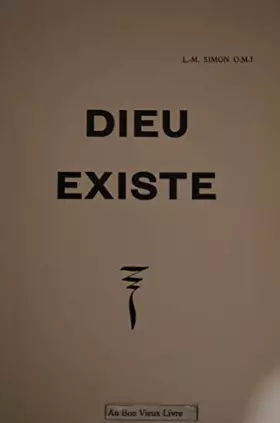 Couverture du produit · DIEU EXISTE.