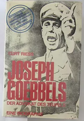 Couverture du produit · Joseph Goebbels. Der Advokat des Teufels