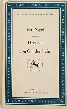 Couverture du produit · Hrotsvit von Gandersheim