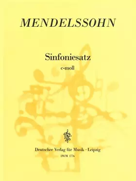 Couverture du produit · Sinfoniesatz c-moll musique d'ensemble