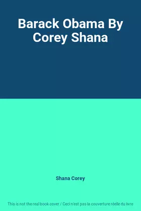 Couverture du produit · Barack Obama By Corey Shana
