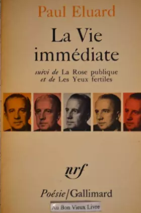 Couverture du produit · La Vie Immédiate
