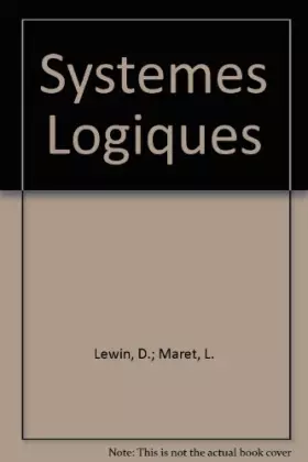 Couverture du produit · Systemes Logiques