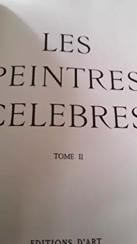 Couverture du produit · LES PEINTRES CELEBRES, 2 TOMES