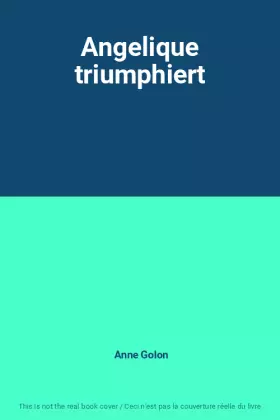 Couverture du produit · Angelique triumphiert