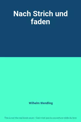 Couverture du produit · Nach Strich und faden