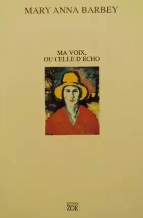 Couverture du produit · Ma voix ou celle d'echo