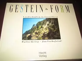 Couverture du produit · Gestein & Form Landschaften in Vorarlberg