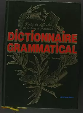 Couverture du produit · Dictionnaire Grammatical