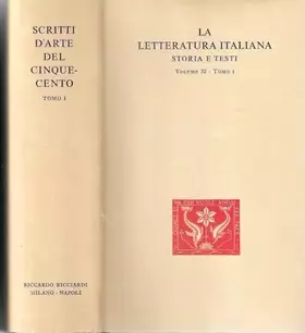 Couverture du produit · Scritti d'arte del cinquecento. Tomo 1