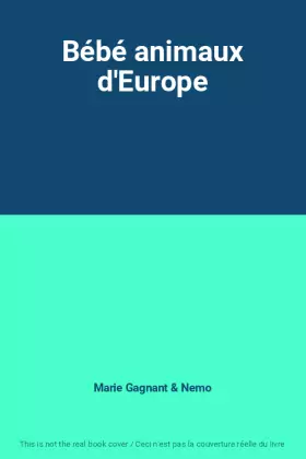 Couverture du produit · Bébé animaux d'Europe