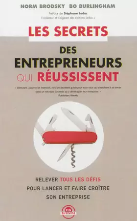 Couverture du produit · Les secrets des entrepreneurs qui réussissent