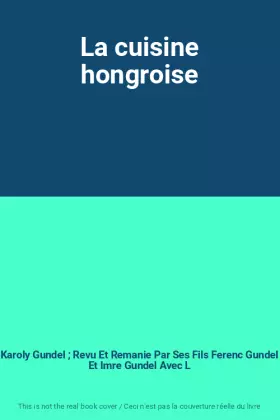 Couverture du produit · La cuisine hongroise