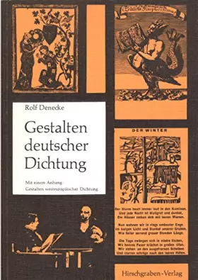 Couverture du produit · Gestalten deutscher Dichtung