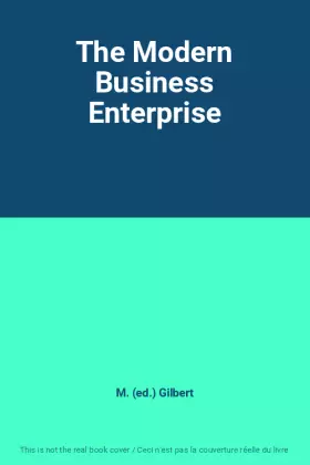 Couverture du produit · The Modern Business Enterprise