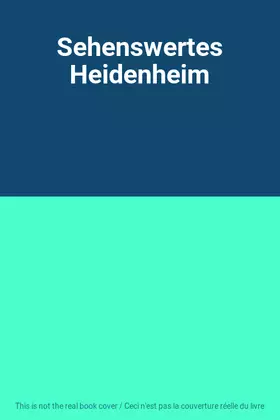 Couverture du produit · Sehenswertes Heidenheim