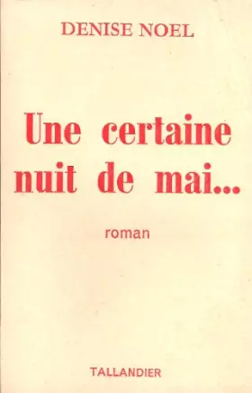 Couverture du produit · Une certaine nuit de Mai