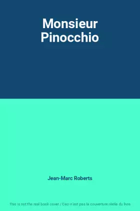 Couverture du produit · Monsieur Pinocchio