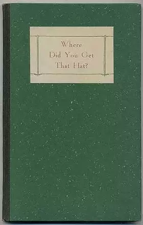 Couverture du produit · Where Did You Get that Hat? A Symposium