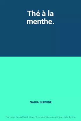 Couverture du produit · Thé à la menthe.
