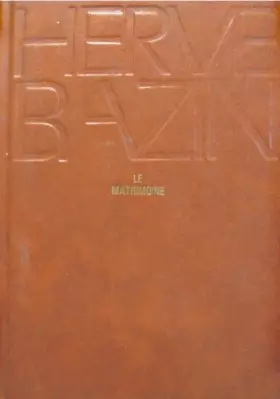 Couverture du produit · Le matrimoine