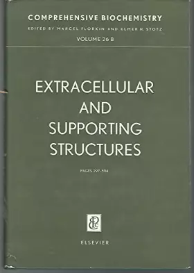 Couverture du produit · Comprehensive Biochemistry.Volume 26B: Extracellular and Supporting Structures
