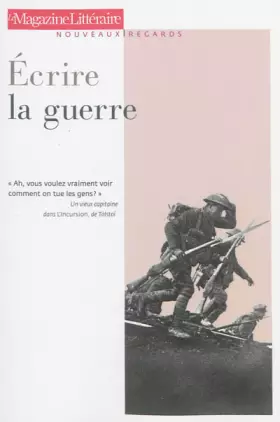 Couverture du produit · Ecrire la guerre