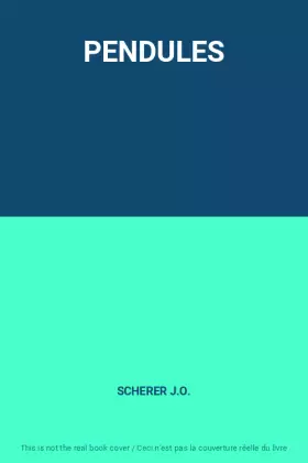 Couverture du produit · PENDULES