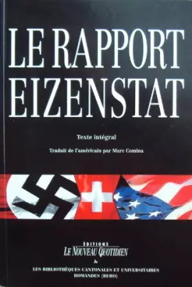 Couverture du produit · Le rapport eizenstat