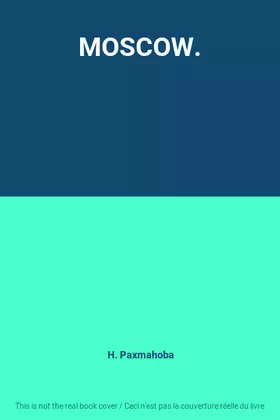 Couverture du produit · MOSCOW.