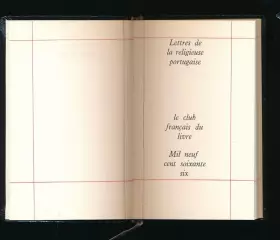 Couverture du produit · Lettres de la religieuse portugaise
