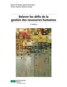 Couverture du produit · Relever défis gestion ressources.. 3e éd