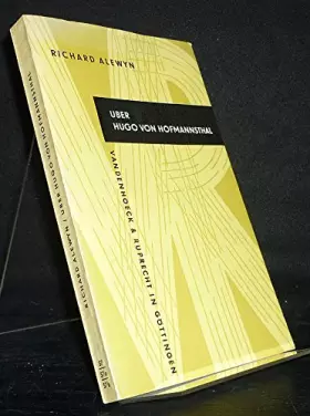 Couverture du produit · Uber Hugo Von Hofmannsthal