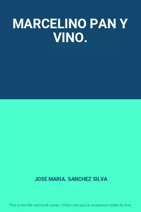 Couverture du produit · MARCELINO PAN Y VINO.